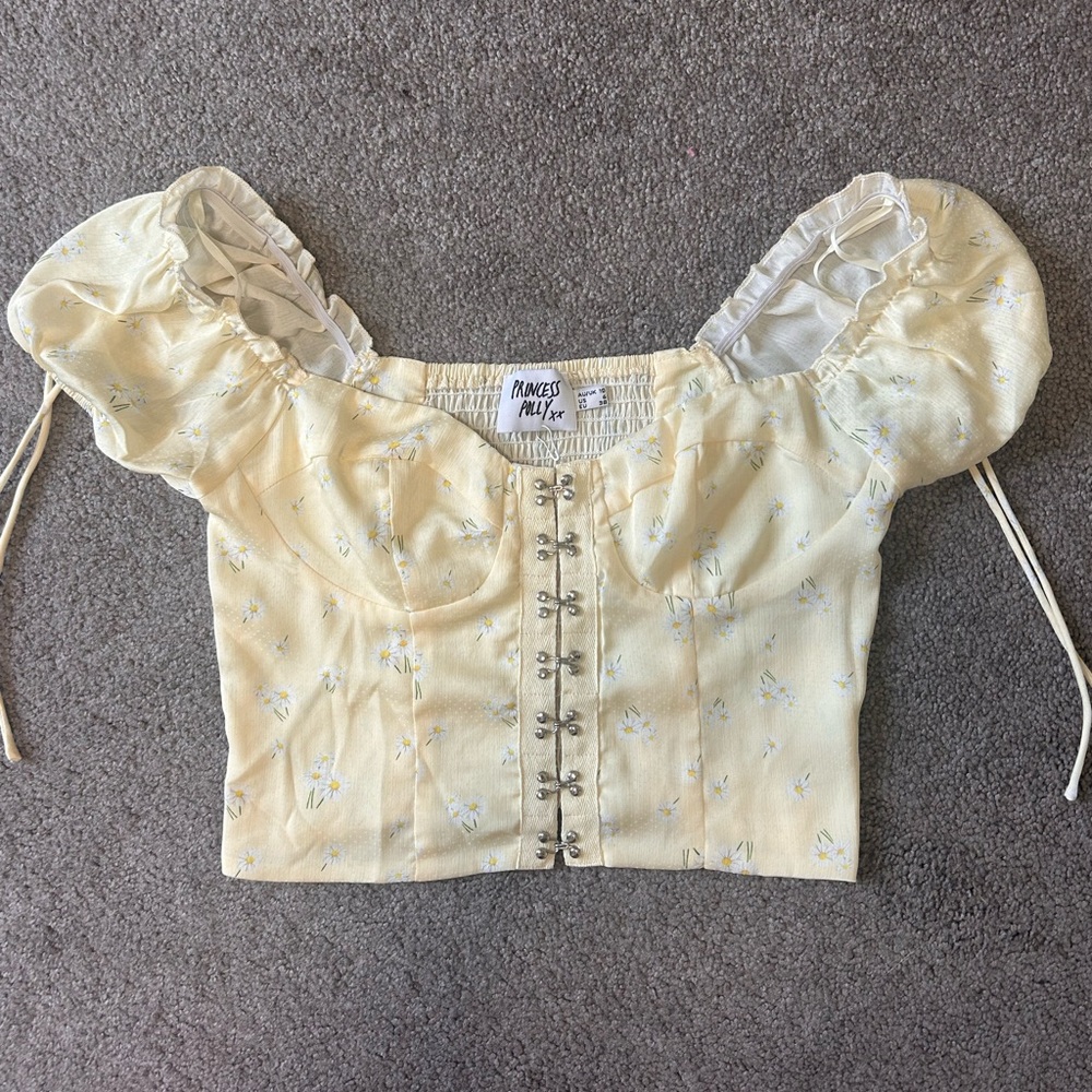 Yellow Princess Polly top